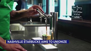 Nashville Starbucks aims to unionize [upl. by Anauqat]