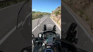 Kawasaki Versys 1000 on curvy twisties of CV219 road Valencia Spain [upl. by Kaine]