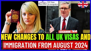 UK Government Announce Potential Changes To Immigration Rules All Visas Affected UKVI From August [upl. by Fabyola]