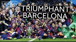 Highlights Barcelona win the 2015 UEFA Champions League in Berlin [upl. by Bein]