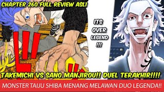 TOKYO REVENGERS CHAPTER 260 FULL  MONSTER TAIJU MENANG TAKEMICHI VS MIKEY DUEL TERAKHIR MULAI [upl. by Ojeitak]