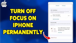 How To Turn Off Focus On iPhone Permanently 2024  Disable Focus Mode Settings [upl. by Tudela]