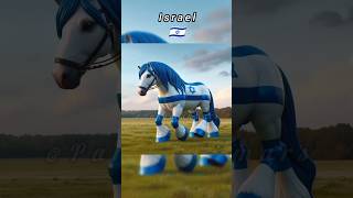 Muslim cute horse ☪ VS Non muslim cute horse ✝ horse animals youtubeshorts [upl. by Adim]