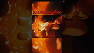 SUKUNA vs JOGO fire fight 4k anime clips shorts anime [upl. by Belak]