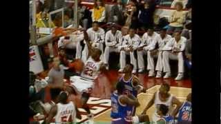 Michael Jordans Top 10 Plays Honorable Mention Dunks [upl. by Etnaud]