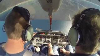 20 turn fully developed spin in a Robin aircraft [upl. by Elbag]