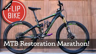 Restoring 11 Used Mountain Bikes Back to Back [upl. by Nura394]