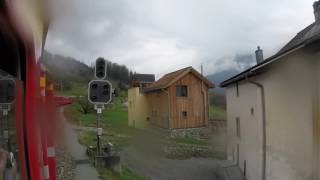 Switzerland Riding the Albula Railway  Tiefencastel to Filisur [upl. by Farmelo179]