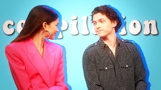 funny tom holland and zendaya moments i watch at 2 am instead of sleeping [upl. by Tabatha]