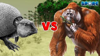 Glyptodon vs Gigantopithecus  Prehistoric Beast Deathmatch S1E8  SPORE [upl. by Naig]