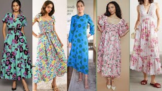 Pretty Friendly Floral Print Maxi Dresses2024 [upl. by Etteniotna]