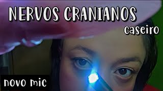 ASMR  ROLEPLAY EXAME NERVOS CRANIANOS  Asmr caseiro [upl. by Lark]