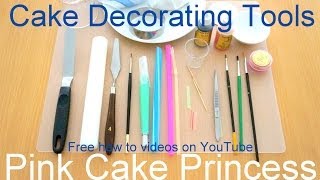 Cake Decorating Tools I Use For My How to Decorate Cupcakes Tutorials [upl. by Ahsitniuq]