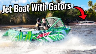 Jet Boating In Gator Infested Water [upl. by Ellitnahc647]