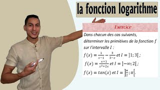 fonction logarithme 2 bac exercices corrigés  primitive de la fonction logarithme 2 bac exercices [upl. by Anaiviv]