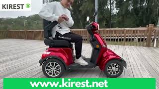 Quadriporteur électrique PMR VECO  Scooter électrique à 4 roues [upl. by Dnana152]