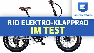 Elektro Klappfahrrad Review Rio von myvelo im Test 2022 [upl. by Eenobe]