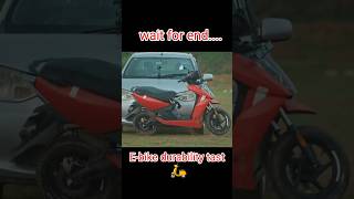 Ebike durability test viralvideo shorts trending shortvideo mrbeast ytshorts [upl. by Humpage]