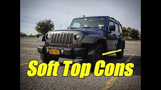 Jeep Wrangler Unlimited Soft Top Pros and Cons  Should you buy a Soft Top Jeep [upl. by Gyimah]