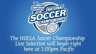 NIRSA Soccer Live Lottery 2014 [upl. by Ecydnak]