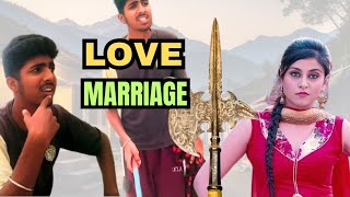 LOVE MARRIAGE  Full comedy punjabi video  kuri ne okha karta munde nu 😅🤣 youtube comedy [upl. by Anivle750]