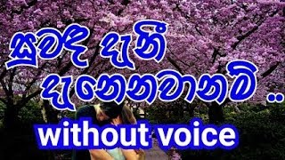 Suwada Danee Danee Danenawa Karaoke without voice සුවඳ දැනී දැනෙනවානම් [upl. by Cirek]