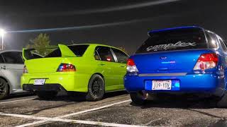 6466 Evo vs 6870 WRX [upl. by Irmina]