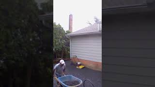 Patio Build Timelapse  patioconstruction backyarddesign timelapse construction [upl. by Amalberga]