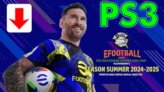 PS3 PES 2018 VR PATCH SUMMER 2025 [upl. by Murrell296]