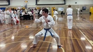 GKR Karate States Blue belt Saifa single Kata [upl. by Vernier273]