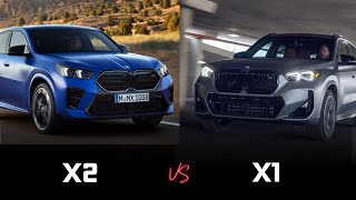 BMW X1 vs X2 2025  Which Luxury SUV IS Best For You [upl. by Dori]