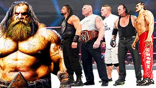 SUPER HAGRID TITAN vs Roman Reigns The Great Khali Brock Lesnar The Undertaker amp John Cena [upl. by Enilasor]