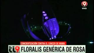 Floralis Genérica de rosa [upl. by Nahtannhoj]