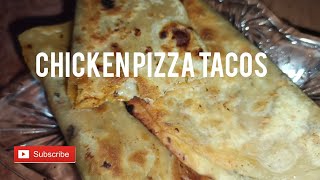 chicken pizza tacos recipechicken tacos recipechicken tacos bnany ka tarikafood frenzy [upl. by Loziram895]