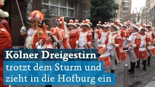 Das Dreigestirn zieht in die Hofburg ein [upl. by Notlef]