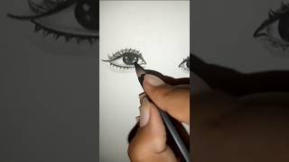 How to draw realistic eyelashes skeching eye realisticeye art eyelashes cartoon viralshort [upl. by Abbott]