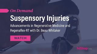 Suspensory Injuries Advancements in Regenerative Medicine and RegenaflexRT [upl. by Lahtnero]