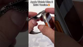 Apple Watch Ultra 2 with Titanium Milanese Band First Look amp Review🖤 shorts trending apple tech [upl. by Magdala]