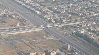 Emirates 777300ER Landing In Lahore LHE [upl. by Ardnoyek734]