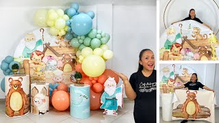 Como hacer un Arco de Globos 🦁Decoración Arca de Noé🦒 [upl. by Ishmul]