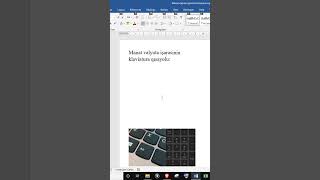 Manat valyuta işarəsinin klaviatura qısayolu  Word hiyləsi 4 [upl. by Ahidam626]