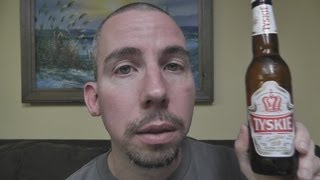 ASMR Beer Review 14  Tyskie Polish Lager Lets Talk Music My PO Box amp Next Giveaway [upl. by Sosthenna]