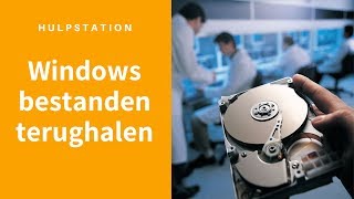 Windows 10 Verloren bestanden terughalen  Hulpstation computerhulp aan huis [upl. by Skees]