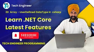 18 2D Array  2 dimensional array in csharp AspNet Core  Array kitne types ke hai learn in Hindi [upl. by Beckie]