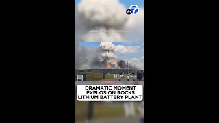 Lithium battery recycling plant explodes in Missouri no injuries reported [upl. by Llertnov]