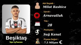 Beşiktaş 2024  2025 Sezonu Oyuncuları [upl. by Uzia681]