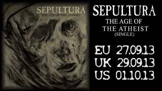 SEPULTURA  The Age Of The Atheist OFFICIAL TRACK [upl. by Areik]