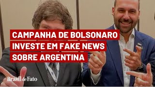 Campanha de Bolsonaro investe em fake news sobre Argentina [upl. by Arondell411]