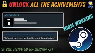 Unlock Any Achievement on Steam  Steamtools  Steam Achievement Manager ⚡ [upl. by Sashenka66]