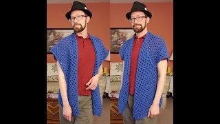 The Mobius Vest Crochet Tutorial Its Reversible [upl. by Ariaz]